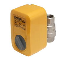 Кран с электроприводом 1/2"  KR-S-1502-3/12V/SUS (KR5568)